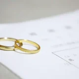 結婚届と指輪